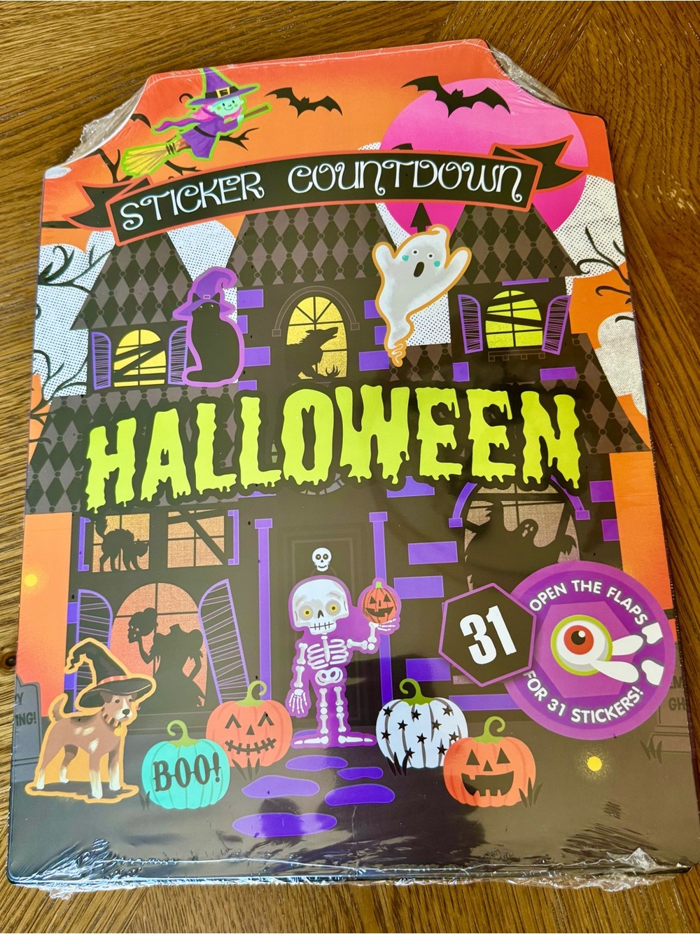 👻 Halloween Sticker Countdown Activity Set Sealed Spooky Fun for the Family